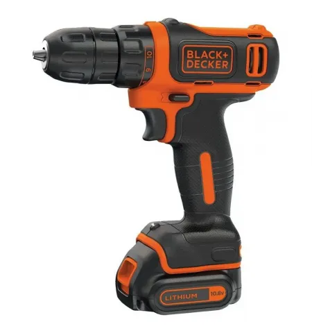 Аккумуляторная дрель-шуруповерт Black+Decker BDCDD12B-QW