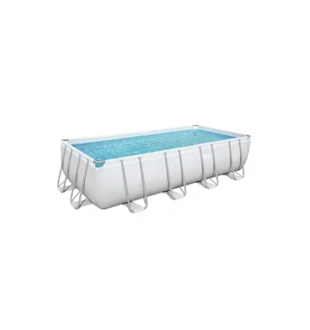 Piscina cu cadru metalic Bestway 56465, 14812L, Gri, 56465