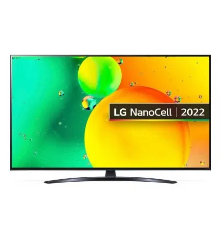 55" Nanocell SMART Телевизор LG 55NANO766QA, 3840 x 2160 4K, webOS, Чёрный