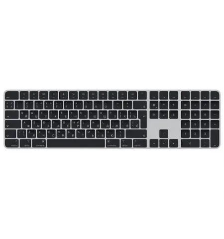 Клавиатура Apple Magic Keyboard with Touch ID and Numeric Keypad, Беспроводное, Чёрный