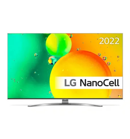 43" Nanocell SMART TV LG 43NANO786QA, 3840x2160 4K UHD, webOS, Argintiu