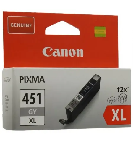 Картридж чернильный Canon CLI-451 XLGY, 11мл, Серый