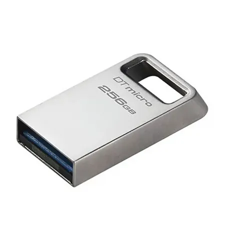 USB Flash накопитель Kingston DataTraveler Micro, 256Гб, Серебристый