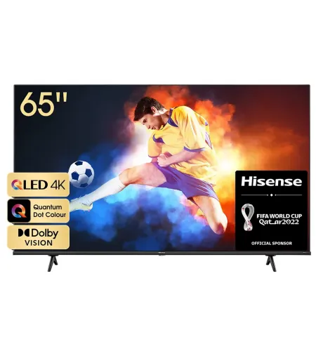 65" QLED SMART TV Hisense 65E7HQ, 3840x2160 4K UHD, VIDAA U OS, Gri
