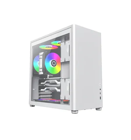 Carcasa PC Gamemax SPARK Pro, Mini-Tower, ATX, Alb