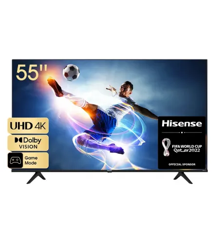 55" LED SMART TV Hisense 55A6BG, 3840x2160 4K UHD, VIDAA U OS, Negru