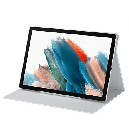 Чехол для планшета Samsung Tab A8 Book Cover, 10,5", Полиуретан, Серебристый