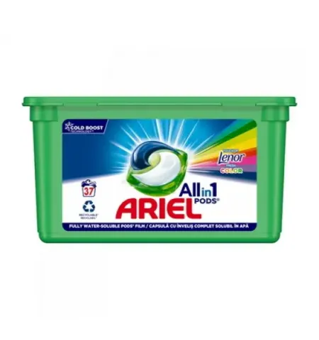 Капсулы All in One Arial Touch of Lenor, 37 шт