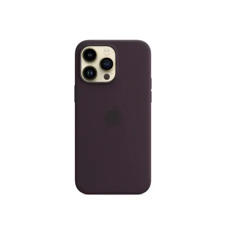 Чехол Apple iPhone 14 Pro Max Silicone Case with MagSafe, Чёрно-фиолетовый