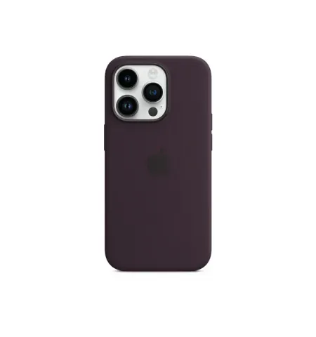 Husa Apple iPhone 14 Pro Silicone Case with MagSafe, Negru-Violet