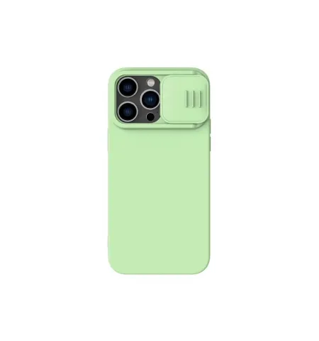 Husa Nillkin iPhone 14 Pro, CamShield Silky Silicone, Verde