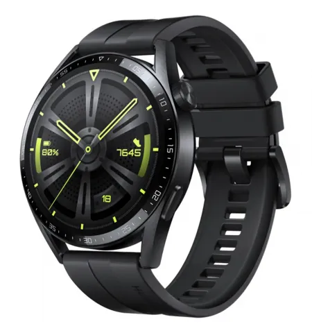 Ceas inteligent Huawei WATCH GT 3, 46mm, Negru