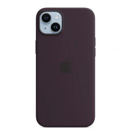 Husa Apple iPhone 14 Plus Silicone Case with MagSafe, Negru-Violet