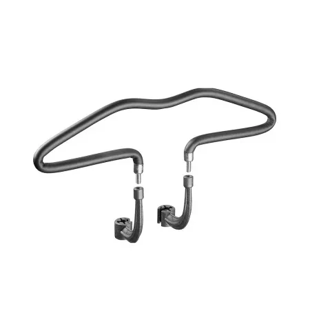 Tetiera auto Cellularline Jacket Hanger, Piele artificiala, Otel inoxidabil, Negru