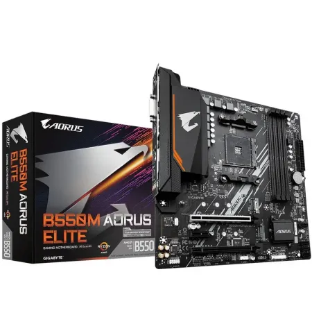 Материнская плата Gigabyte B550M AORUS ELITE, AM4, AMD B550, Micro-ATX