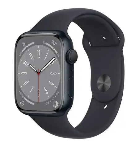 Умные часы Apple Watch Series 8 GPS, 45мм, Чёрный