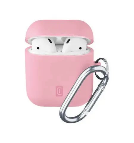 Husa pentru Airpods Cellularline Bounce - AirPods 1 & 2, Roz