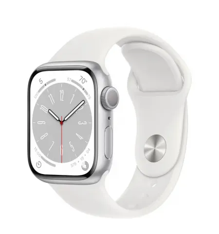 Ceas inteligent Apple Watch Series 8 GPS, 41mm, Argintiu