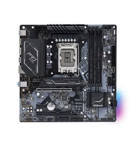 Placa de baza ASRock H670M PRO RS, LGA1700, Intel H670, Micro-ATX