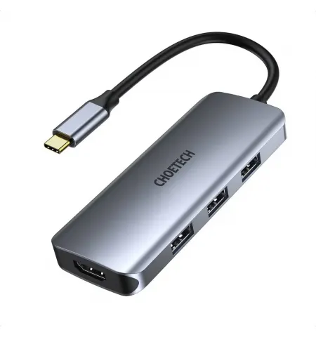 USB-концентратор Choetech HUB-M19, Серый