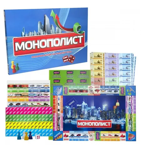 Настольная игра Монополист Strateg 348