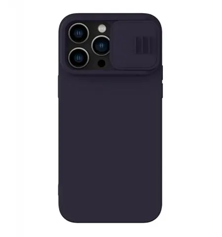 Husa Nillkin iPhone 14 Pro Max, CamShield Silky Silicone, Dark Purple