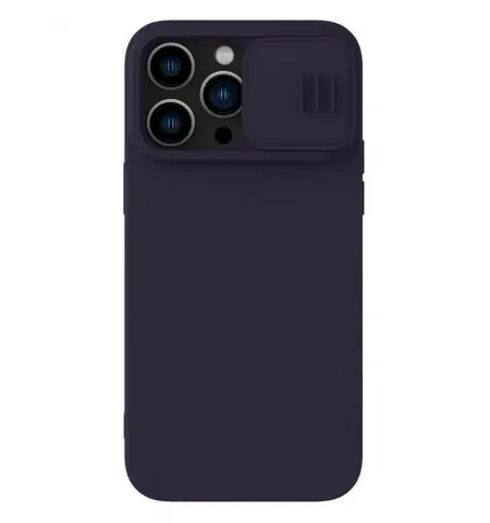 Husa Nillkin iPhone 14 Pro, CamShield Silky Silicone, Dark Purple