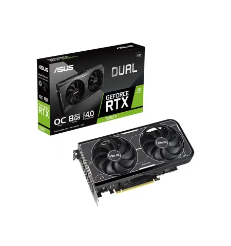 Видеокарта ASUS DUAL-RTX3060TI-O8GD6X,  8GB GDDR6X 256бит