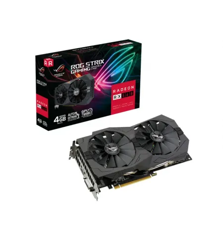 Видеокарта ASUS ROG-STRIX-RX560-4G-V2-GAMING,  4ГБ GDDR5 128бит