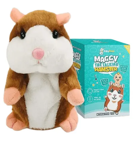 Jucarie interactiva Pugs at Play Maggy Talking Hamster