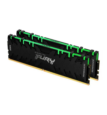 Оперативная память Kingston FURY Renegade RGB, DDR4 SDRAM, 3600 МГц, 64Гб, KF436C18RBAK2/64