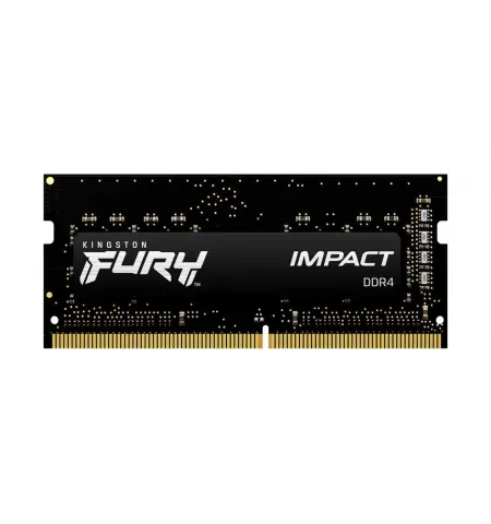 Оперативная память Kingston FURY Impact, DDR4 SDRAM, 2666 МГц, 16Гб, KF426S15IB1/16