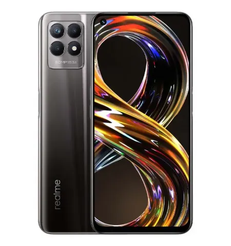 Смартфон Realme 8i, 128Гб/4Гб, Чёрный