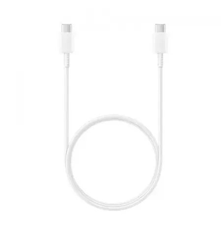 Зарядный кабель Samsung EP-DA705BWRGRU, USB Type-C/USB Type-C, 1м, Белый