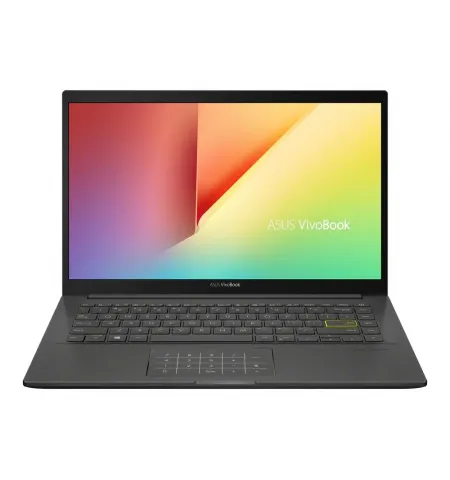 Laptop 14" ASUS Vivobook 14 K413EA, Indie Black, Intel Core i5-1135G7, 8GB/256GB, Fara SO