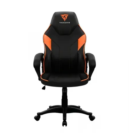 Игровое кресло ThunderX3 EC1, Искусственная кожа, Чёрный/Оранжевый