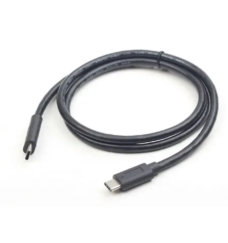 Кабель для зарядки и синхронизации Cablexpert CCP-USB3.1-CMCM-1M, USB Type-C/USB Type-C, 1м, Чёрный