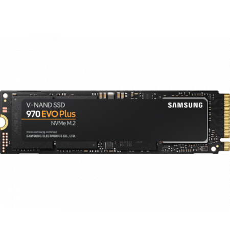 M.2 NVMe SSD 500GB  Samsung 970 EVO Plus, PCIe3.0 x4 / NVMe1.3, M2 Type 2280, Read: 3500 MB/s, Write: 3200 MB/s, Read /Write: 480,000/550,000 IOPS, Co