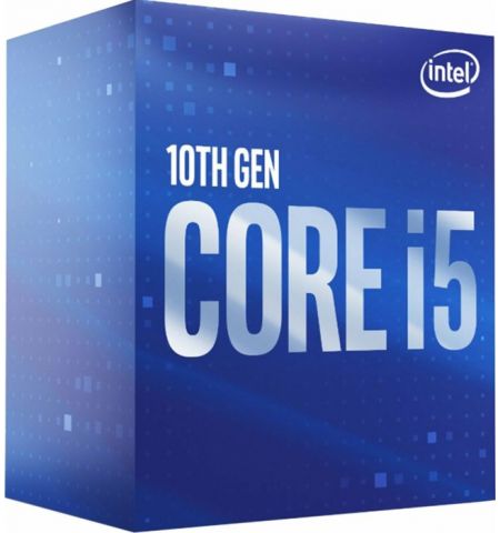 CPU Intel Core i5-10400, S1200, 2.9-4.3GHz (6C/12T), 12MB Cache, Intel UHD 630, 14nm 65W,  Box