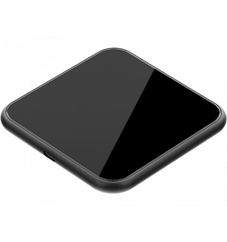 Wireless Fast Charging Pad Tellur, ultra-slim, Input: Micro-USB, charging for all Qi, 10W,  Black  TLL151241