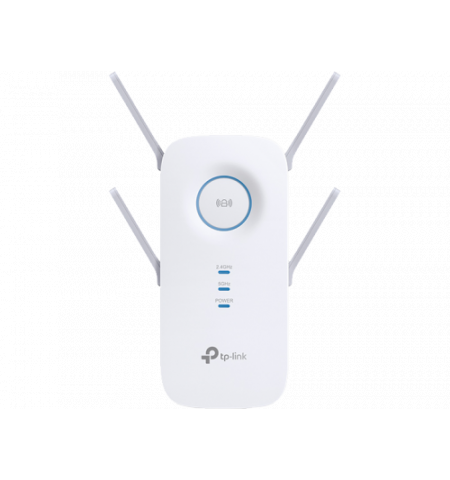 TP-LINK RE650 AC2600 Wi-Fi Range Extender, Wall Plugged,  1733Mbps at 5GHz + 800Mbps at 2.4GHz, 802.11ac/a/b/g/n, 1 Gigabit Port, Range Extender butto