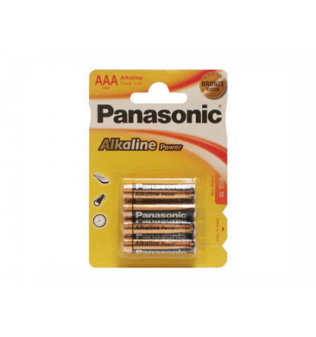 3011 Baterie Panasonic Alkaline Power, AAA Blister x 4,  LR03REB/4BPR