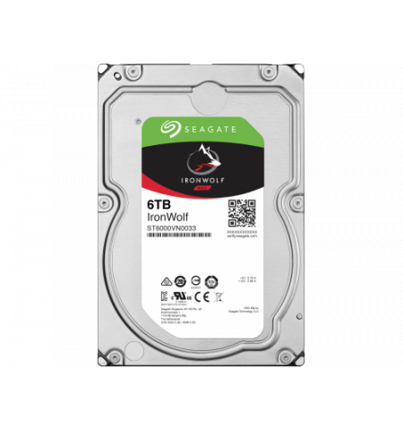 3.5" HDD 6.0TB Seagate IronWolf, NAS, 7200rpm,256MB, SATAIII ST6000VN0033