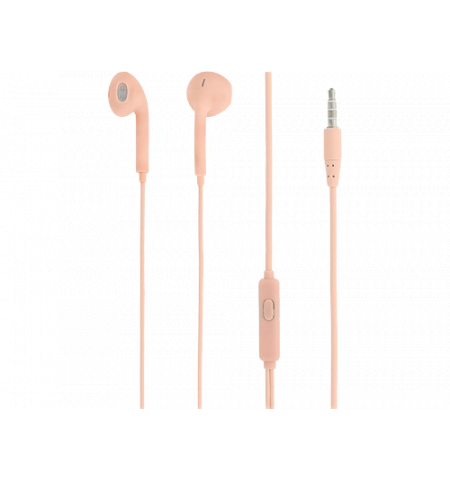 Casti in-ear, Fly, with mic, wired, Jack 3.5 mm, 16 ohm, 20Hz, 1.2 m, Tellur Pink  TLL162172