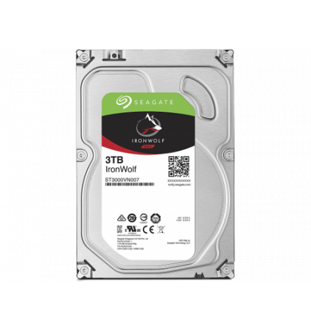 3.5" HDD 3.0TB Seagate IronWolf, NAS, 5900rpm,64MB, SATAIII ST3000VN007