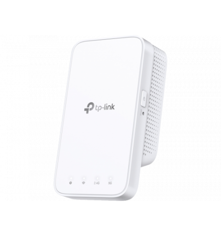 TP-LINK RE300 AC1200 Wi-Fi Range Extender, Wall Plugged, 2 internal antennas, 867Mbps at 5GHz + 300Mbps at 2.4GHz, Range Extender mode, WPS, Intellige