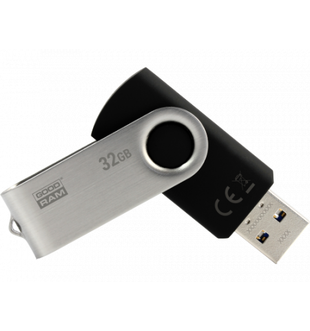 32Gb  USB3.0  GoodRAM  UTS3 TWISTER Black  (Read 60 MByte/s, Write 20 MByte/s)