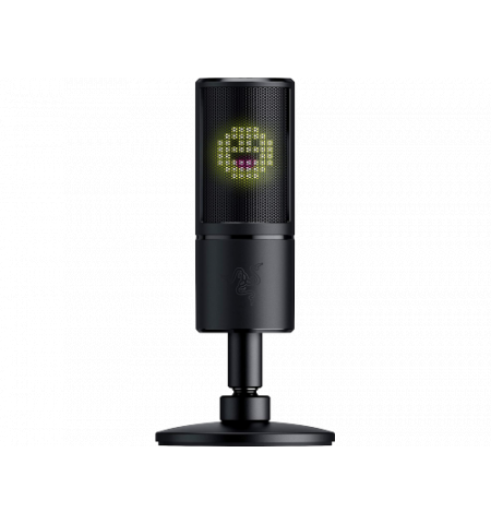 Microphone RAZER Seiren Emote / Hypercardioid Condenser Microphone with 8-Bit emoticon LED Display made for streaming, Hypercardioid polar patterns, ?