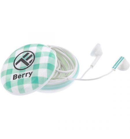 Casti in-ear, Berry, with mic, wired, Jack 3.5 mm,16 ohm, 20Hz, 1.2 m, silicone, Tellur Blue  TLL162192