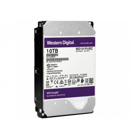 3.5" HDD 10.0TB Western Digital  Purple, 7200rpm, 256MB, SATAIII (for video)  WD102PURZ
